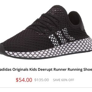 Adidas Black and White Deerupt Shoes